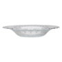 AVET Plato Gourmet Doge - Plato Hondo de Cristal con Relieve Exterior - Diámetro 28.5 cm, Altura 5 cm - Pack de 6 Unidades
